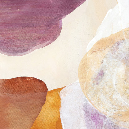 Cosmo, serene abstract wall art print details, close up. Ingeborg Andersson Art