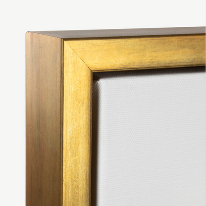 Floating frame gold detail. Ingeborgs Art