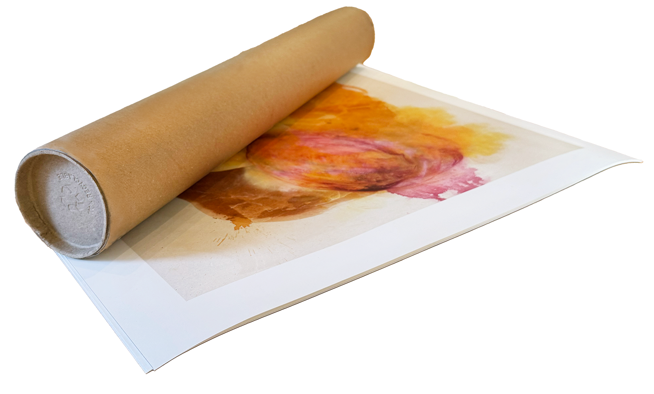 Paperprint unframed comes delivered in a sturdy tube. Ingeborg Andersson Art
