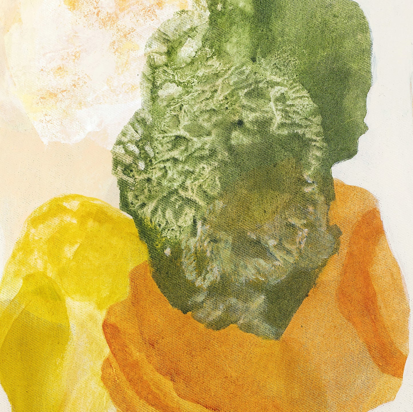 Spring, joyful abstract art, details. Ingeborg Andersson Art