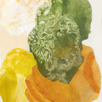 Spring, joyful abstract art, details. Ingeborg Andersson Art