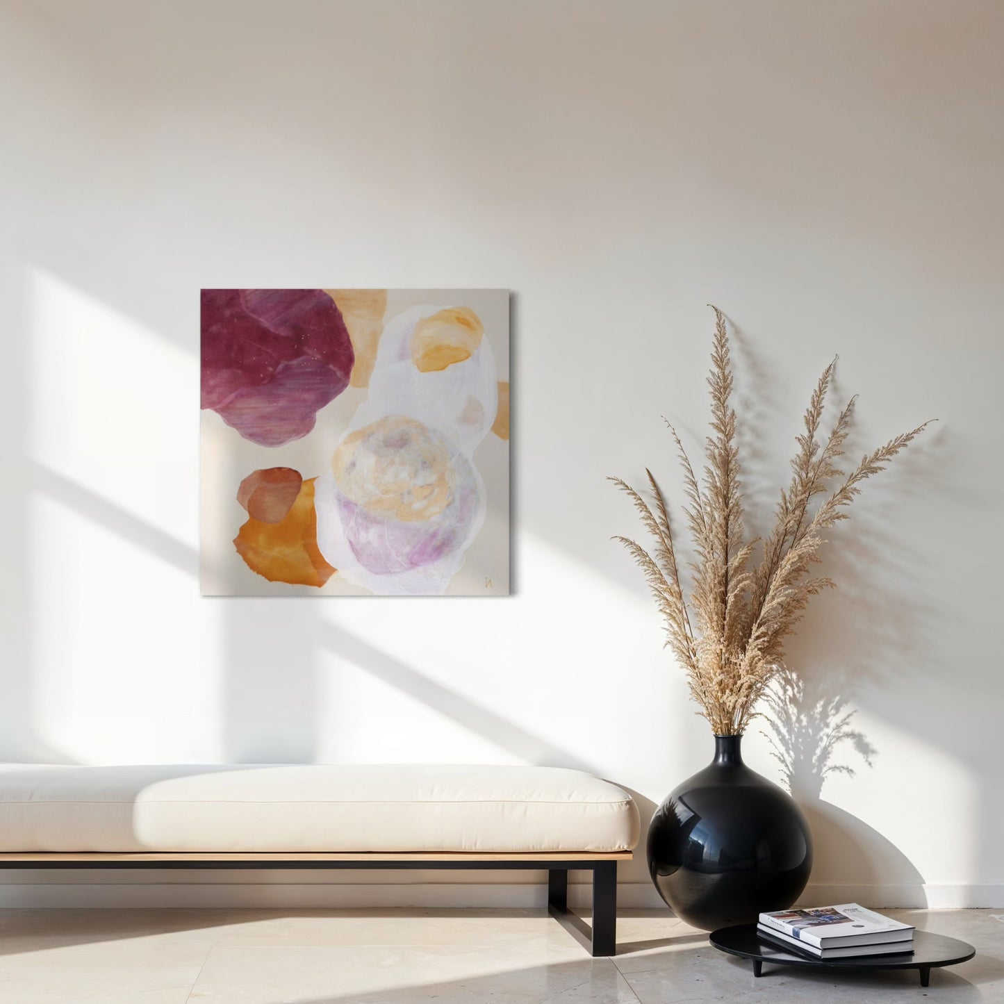 Cosmo, serene abstract wall art print unframed. Ingeborg Andersson Art