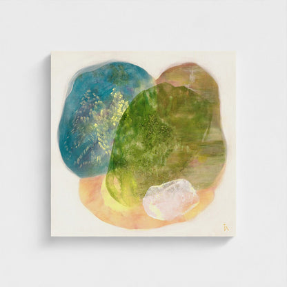 Whisperings, a calming abstract wall art print on canvas, no frame. Ingeborg Andersson Art